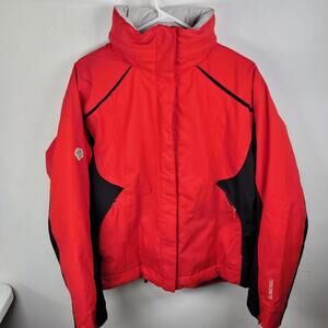 Descente Jacket Women's 12 Red Ski Snowboard Waterproof Full Zip Hooded